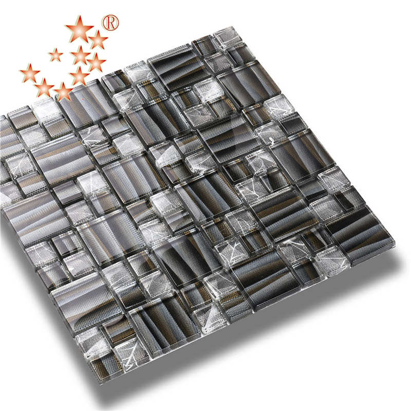 AE40 Thiết kế hiện đại trang trí kính pha lê mosaik cho trang trí ngoại thất