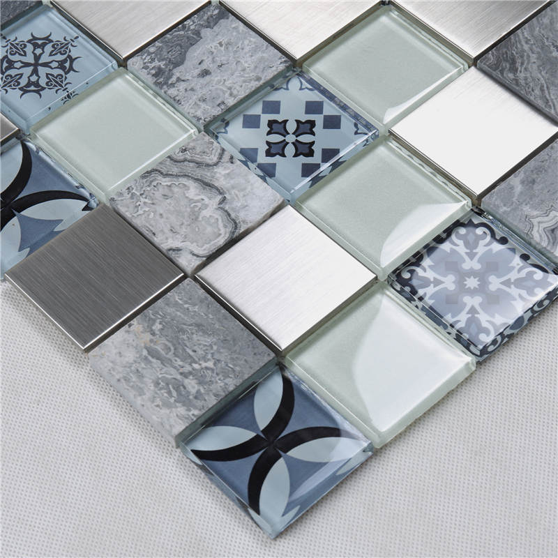 HUV20 Home Depot Thiết kế mô hình cổ kính Crystal Glass Ma-rốc khảm cho tường trang trí nhà bếp